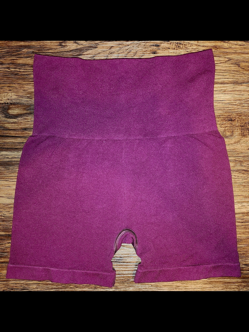 High-Waist Shorts in Berry Plum